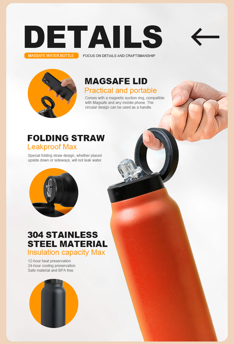 Magsafe water bottle